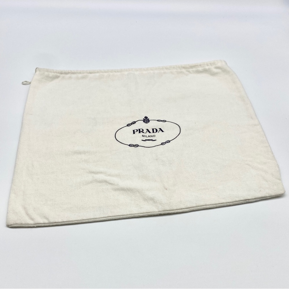 Prada White Medium Drawstring Handbag Protector D… - image 1